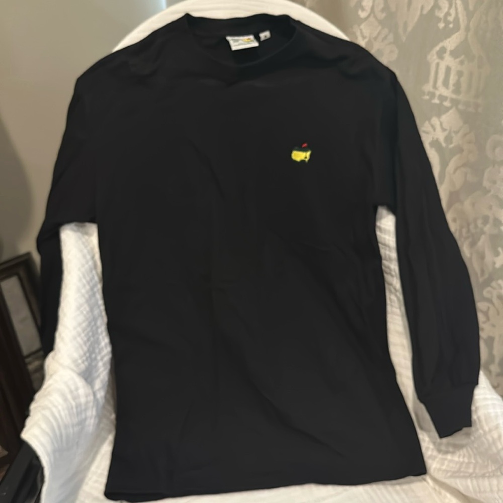 MASTERS LS Unisex Black 100% Cotton Tshirt